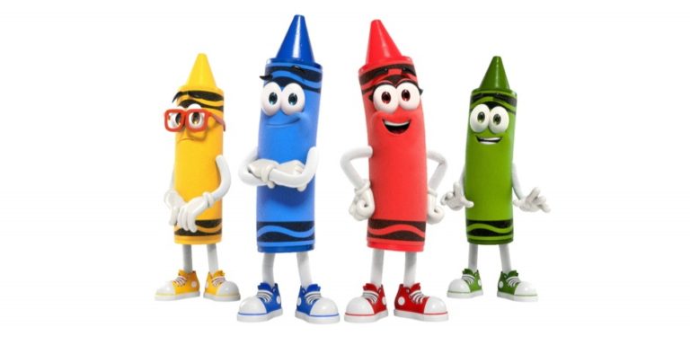 Crayola morphs into four animated characters
