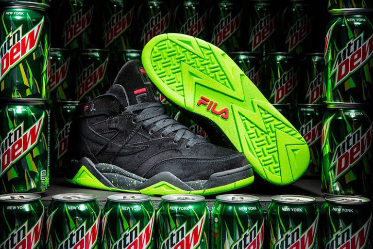 Mountain Dew teams with FILA for exclusive line of footwear