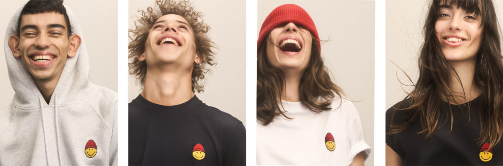 Smiles are back in fashion! Parisienne streetwear enters new partnership