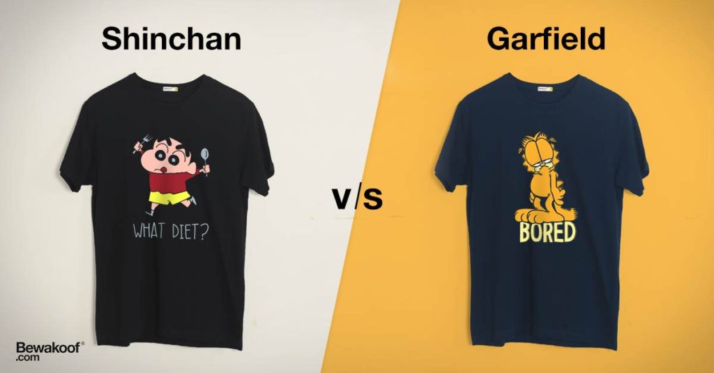 Say hello to Bewakoof’s official ‘Garfield and Sinchan’ collection